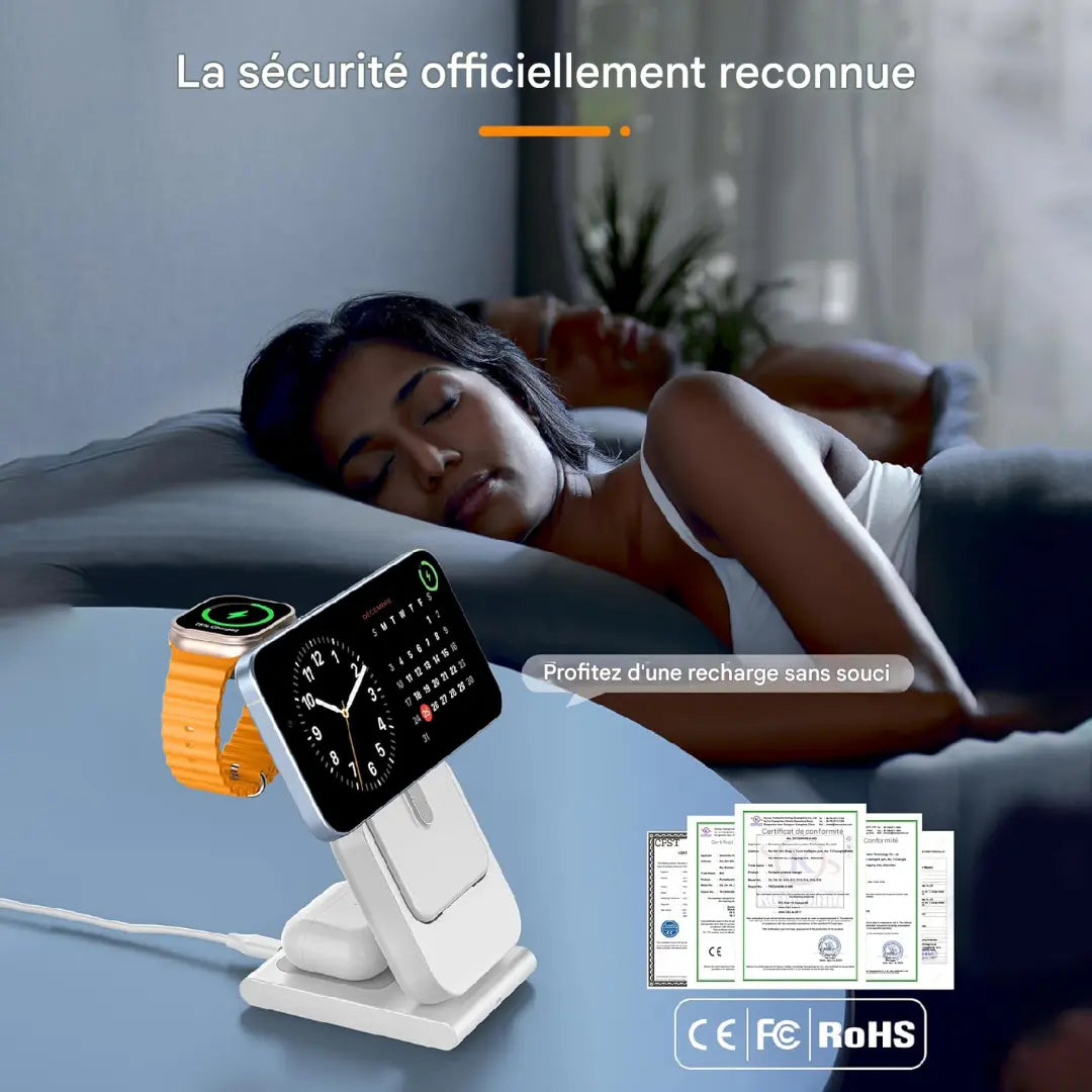 Chargeur magnétique 5000mAh avec batterie externe pour iPhone