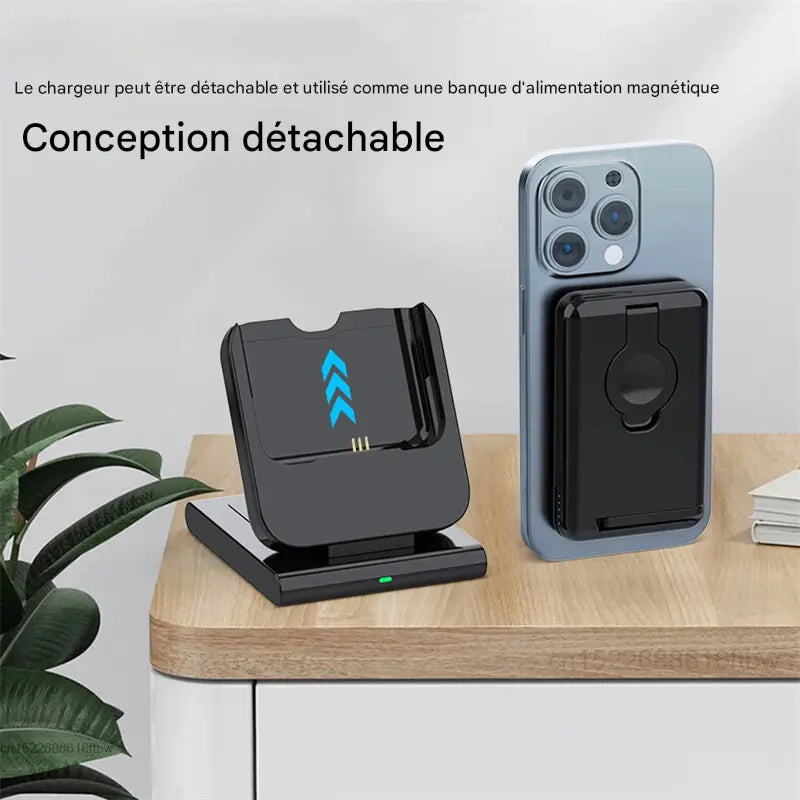 Chargeur magnétique 5000mAh avec batterie externe pour iPhone