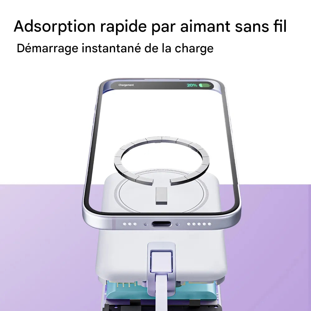 Batterie Externe Portable 10000mAh MagSafe pour iPhone
