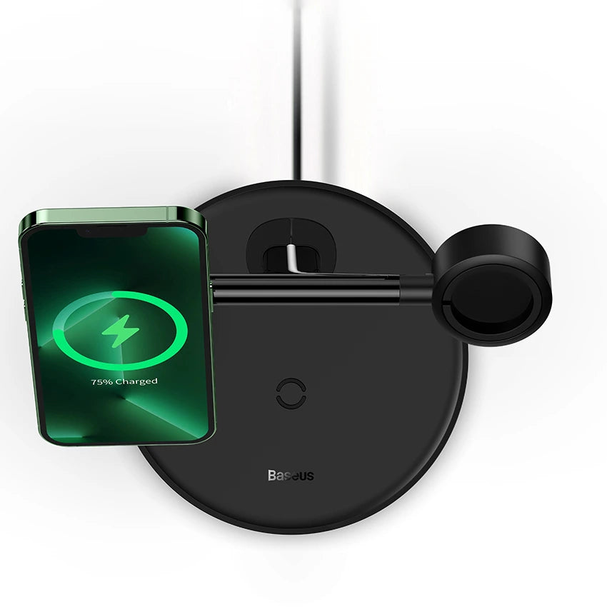 Chargeur magnétique 20W sans fil 3 en 1 pour iPhone