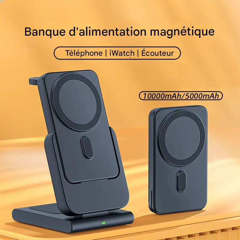 Chargeur magnétique 5000mAh avec batterie externe pour iPhone