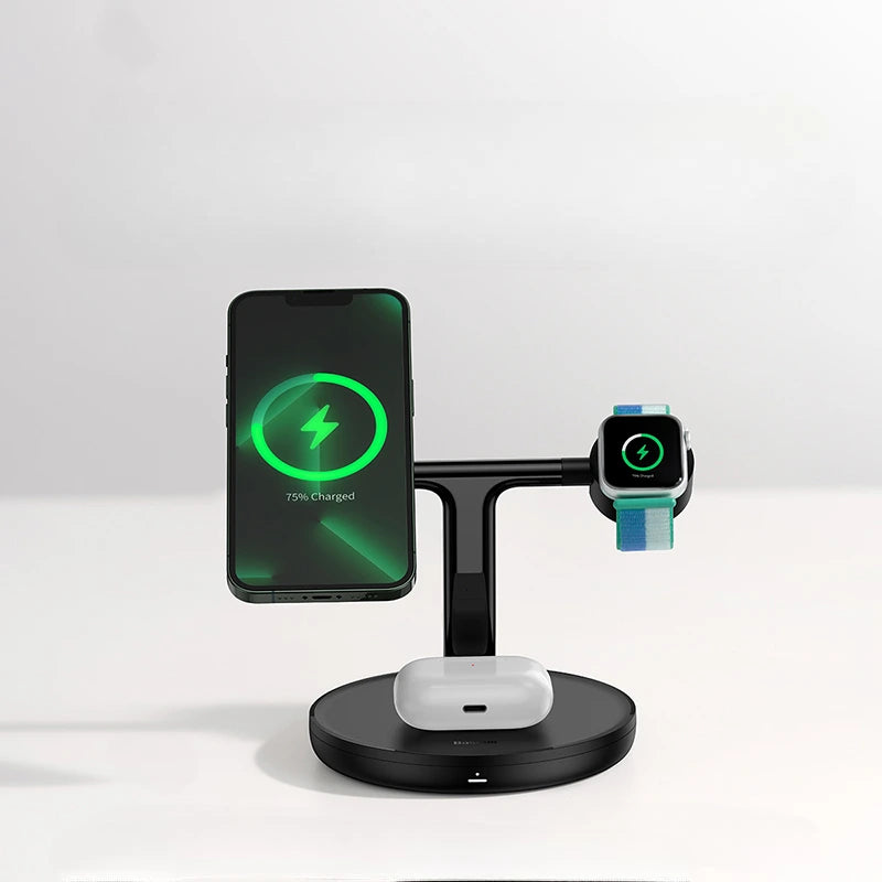 Chargeur magnétique 20W sans fil 3 en 1 pour iPhone