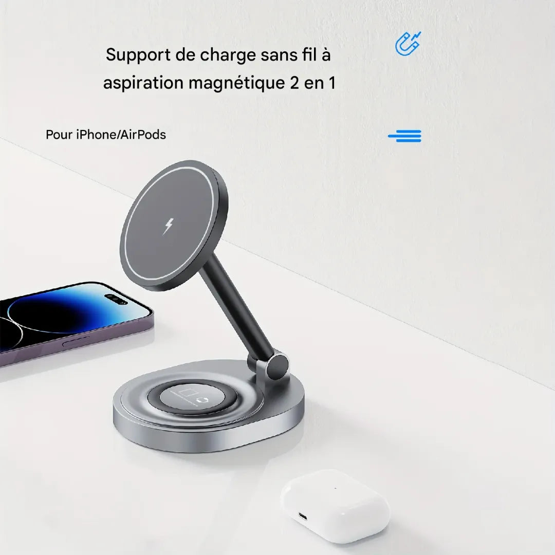 Support de charge rapide 2 en 1 ou 3 en 1 pour iPhone