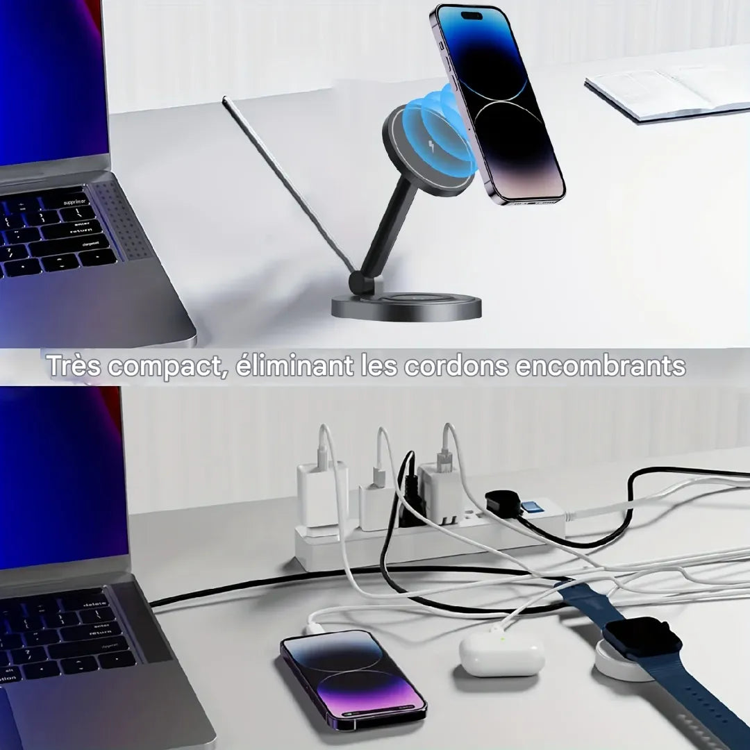 Support de charge rapide 2 en 1 ou 3 en 1 pour iPhone